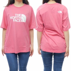 【セール 27％OFF！】THE NORTH FACE ノースフェイス レディースクルーネックTシャツ NF0A4M5P / W BF EASY TEE ピンク