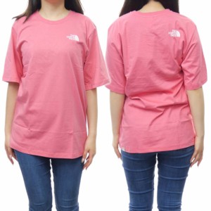 【セール 45％OFF！】THE NORTH FACE ノースフェイス レディースクルーネックTシャツ NF0A4CES / W RELAXED SD TEE ピンク