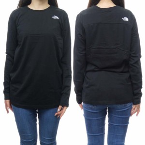 【セール 40％OFF！】THE NORTH FACE ノースフェイス レディースクルーネックロングTシャツ NF0A3R26 / W SIMPLE DOMETEE ブラック