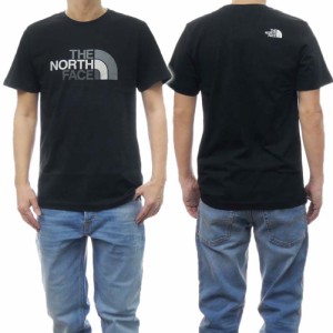 【○％OFF！】THE NORTH FACE ノースフェイス メンズクルーネックTシャツ NF0A87N5 / M S/S EASY TEE ブラック /2024春夏新作