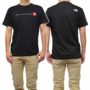 【○％OFF！】THE NORTH FACE ノースフェイス メンズクルーネックTシャツ NF0A87NS / M S/S NEVERSTOPEXPLORING TEE ブラック /2024春夏