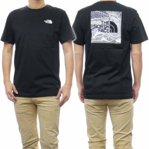 【○％OFF！】THE NORTH FACE ノースフェイス メンズクルーネックTシャツ NF0A87NV / M S/S REDBOXCELEBRA TION TEE ブラック /2024春夏