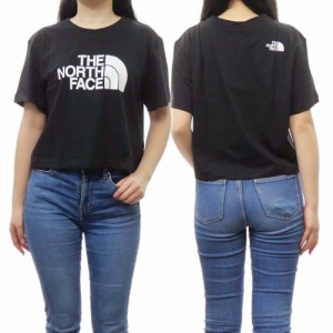 【○％OFF！】THE NORTH FACE ノースフェイス レディースクルーネックTシャツ NF0A87NA / W S/S CROPPED EASY TEE ブラック /2024春夏新