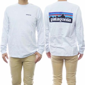 【○％OFF！】PATAGONIA パタゴニア メンズロングスリーブTシャツ 38518/M’S L/S P-6 LOGO RESPONSIBILI-TEE WHI ホワイト /定番人気商