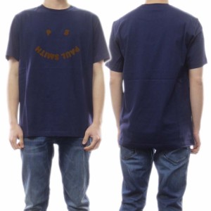 【セール ○％OFF！】PS PAUL SMITH ポールスミス メンズクルーネックTシャツ M2R 226T HP2471 ダークネイビー