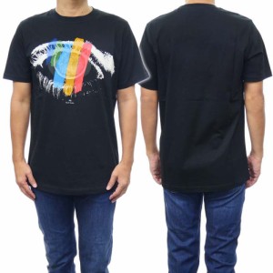 【セール ○％OFF！】PS PAUL SMITH ポールスミス メンズクルーネックTシャツ M2R 011R LP4058 ブラック