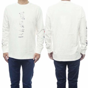 【セール ○％OFF！】PS PAUL SMITH ポールスミス メンズクルーネックロングTシャツ M2R 828R LP3888 ホワイト