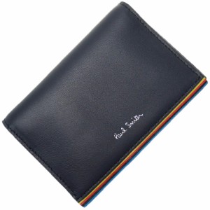 【セール ○％OFF！】PAUL SMITH ポールスミス メンズカードケース M1A 6758 LSTRED ネイビー