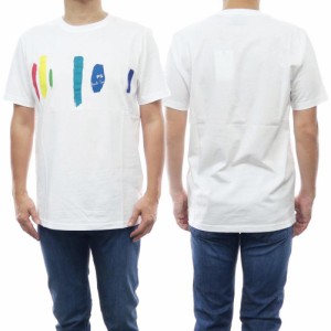 【セール ○％OFF！】PS PAUL SMITH ポールスミス メンズクルーネックTシャツ M2R 011R KP3830 ホワイト