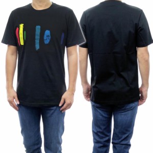 【セール ○％OFF！】PS PAUL SMITH ポールスミス メンズクルーネックTシャツ M2R 011R KP3830 ブラック