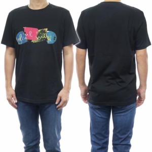 【セール ○％OFF！】PS PAUL SMITH ポールスミス メンズクルーネックTシャツ M2R 011R KP3822 ブラック