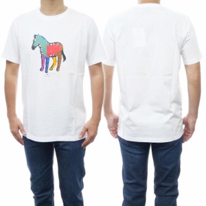 【セール ○％OFF！】PS PAUL SMITH ポールスミス メンズクルーネックTシャツ M2R 011R KP3848 ホワイト