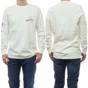 【○％OFF！】PS PAUL SMITH ポールスミス メンズクルーネックロングTシャツ M2R 828R MP4502 オフホワイト /2024春夏新作