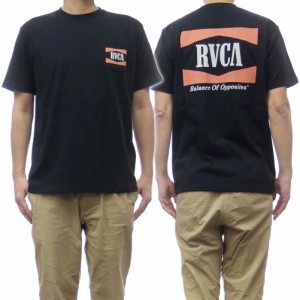 【セール 40％OFF！】RVCA ルーカ メンズクルーネックTシャツ OPEN RANGE TEE / BB041-204 ブラック  