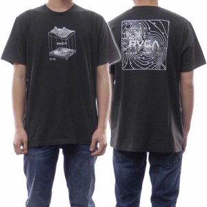 【セール 40％OFF！】RVCA ルーカ メンズクルーネックTシャツ TOPOGRAPHIC ST / BC041-251 ブラック