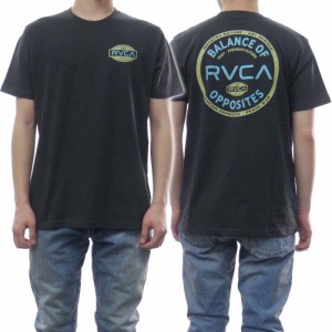 【セール 40％OFF！】RVCA ルーカ メンズクルーネックTシャツ BALANCE SEAL ST / BC041-240 ブラック