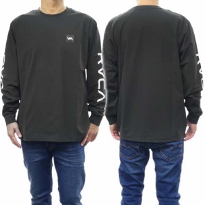 【セール 25％OFF！】RVCA ルーカ メンズクルーネックロングTシャツ BD042-806 / ALL BRAND LT ダークグレー