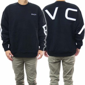 【セール 25％OFF！】RVCA ルーカ メンズトレーナー BD042 RVCA-150 / FAKE RVCA CR ブラック