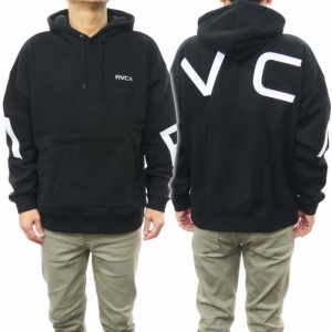 【セール 25％OFF！】RVCA ルーカ メンズプルオーバーパーカー BD042-158 / FAKE RVCA HOODIE ブラック