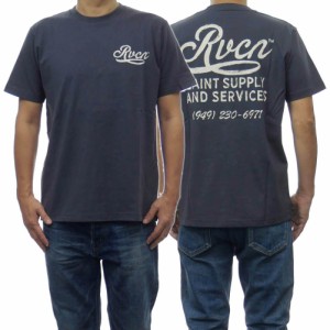 【セール 30％OFF！】RVCA ルーカ メンズクルーネックTシャツ BD041239 / RVCA OAINT SUPPLY SS ダークパープル