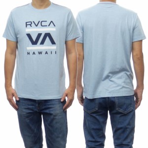 【セール 40％OFF！】RVCA ルーカ メンズクルーネックTシャツ BD041212 / ISLAND RADIO ブルー