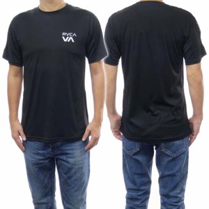 【セール 30％OFF！】RVCA ルーカ メンズTシャツ/ラッシュガード BD041814 / VENT TAPE ST ブラック