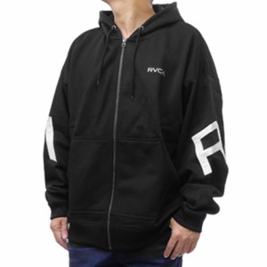 【〇％OFF！】RVCA ルーカ メンズジップアップパーカー BE042-044 / FAKE RVCA ZIP HD ブラック /2024秋冬新作