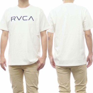 【9％OFF！】RVCA ルーカ メンズクルーネックTシャツ BE041241 / BIG RVCA VINTAGE RED STITCH TEE オフホワイト /2024春夏新作