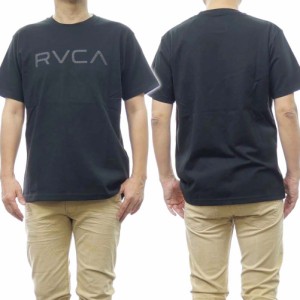 【9％OFF！】RVCA ルーカ メンズクルーネックTシャツ BE041241 / BIG RVCA VINTAGE RED STITCH TEE ブラック /2024春夏新作