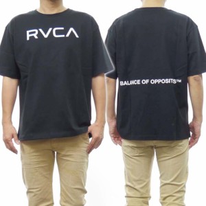 【9％OFF！】RVCA ルーカ メンズクルーネックTシャツ BE041226 / BIG RVCA TEE ブラック /2024春夏新作