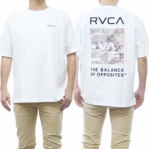 【9％OFF！】RVCA ルーカ メンズクルーネックTシャツ BE041224 / THRASHED BOX RVCA TEE ホワイト /2024春夏新作
