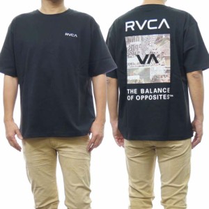 【9％OFF！】RVCA ルーカ メンズクルーネックTシャツ BE041224 / THRASHED BOX RVCA TEE ブラック /2024春夏新作