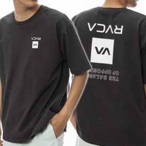 【9％OFF！】RVCA ルーカ メンズクルーネックTシャツ BE041234 / UP STATE TEE ブラック /2024春夏新作