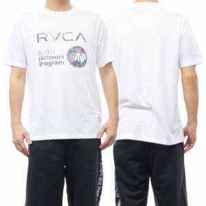 【8％OFF！】RVCA ルーカ メンズクルーネックTシャツ BE041214 / SAGE VAUGHN ANP ホワイト /2024春夏新作