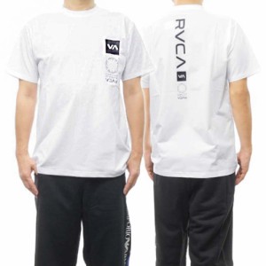 【8％OFF！】RVCA ルーカ メンズクルーネックTシャツ BE041804 / VA VENT SURF SS ホワイト /2024春夏新作