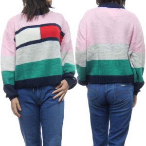 【旧作処分セール 60％OFF！】TOMMY JEANS トミージーンズ レディースニット/セーター DW0DW08868 ピンク