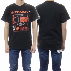 【セール 60％OFF！】TOMMY JEANS トミージーンズ メンズクルーネックTシャツ DM0DM12392 ブラック