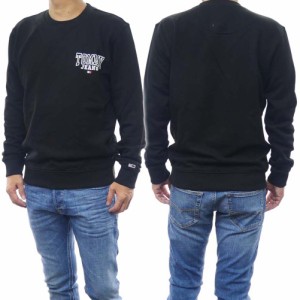 【セール 45％OFF！】TOMMY JEANS トミージーンズ メンズトレーナー DM0DM17157 ブラック