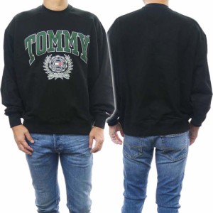 【セール 50％OFF！】TOMMY JEANS トミージーンズ メンズトレーナー DM0DM16804 ブラック