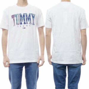 【セール 50％OFF！】TOMMY JEANS トミージーンズ メンズクルーネックTシャツ DM0DM15666 ホワイト