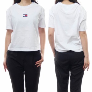 【セール 55％OFF！】TOMMY JEANS トミージーンズ レディースクルーネックTシャツ DW0DW10404 ホワイト