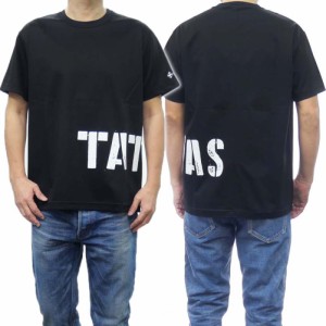 【10％OFF！】TATRAS タトラス メンズクルーネックTシャツ MTAT24S8259-M / PHIENO ブラック /2024春夏新作