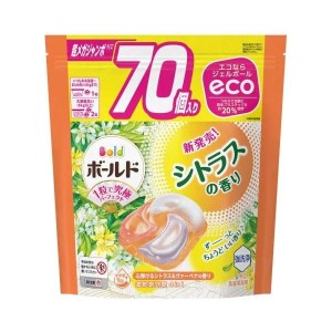 P&G ボールドジェルボール4D シトラス&ヴァーベナ つめかえ 70個入り 1.26kg [きらく屋][f]