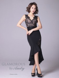 GLAMOROUS ドレス GMS-V760 ワンピース ミニドレス Andyドレス グラマラスドレス クラブ キャバ ドレス パーティードレス