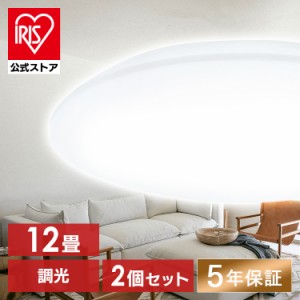 【2個セット】LEDシーリングライト 12畳 調光 CEA-2312D シーリングライト led ledシーリングライト 12畳 照明器具 照明 天井照明 LED 節