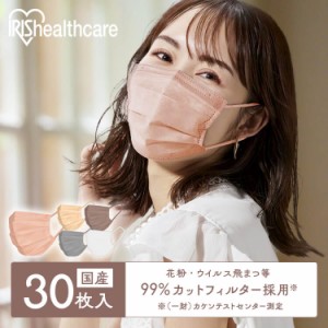 マスク 不織布 プリーツ プリーツマスク DAILY FIT MASK 30枚入り PN-DC30 カラーマスク 国産 日本製 ふつうサイズ 小さめサイズ デイリ