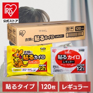  カイロ 貼るカイロ レギュラー 120枚入り アイリスプラザ カイロ 貼る 貼るタイプ レギュラーサイズ 普通 使い捨て 備蓄 防寒 寒さ対策 