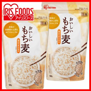 【2袋セット】もち麦 国産 雑穀 500g パック 雑穀米 混ぜる もち麦ごはん もち麦ご飯 もちむぎ 機能性表示食品 食物繊維 グルカン 機能性