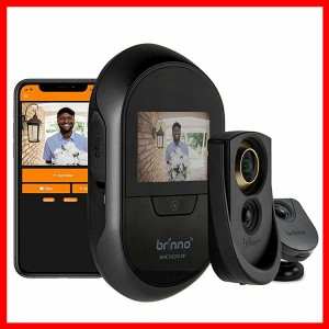Brinno ドアスコープカメラデュオシリーズ SHC1000W ブリンノカメラ ホームセキュリティ 見守る のぞき穴 自動記録画像 長持ちするパワー