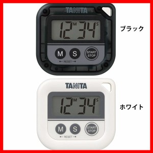 デジタルタイマー 丸洗いタイマー100分計 TD-376N-BK TANITA 全2色 プラザセレクト